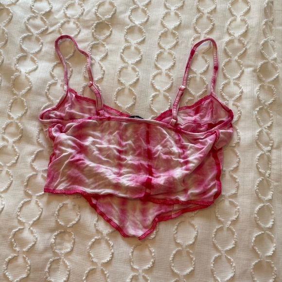 Pink Outlined Tank Top - Picture 2 of 3